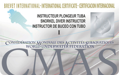 One Star Snorkel Instructor card image